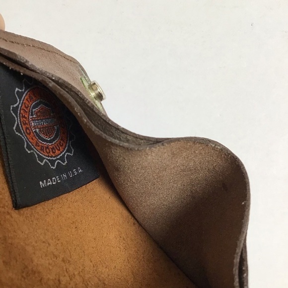 Harley Davidson Leather Wallet Biker/Motorcycle Wood Picture Frame LOT Vintage - Picture 15 of 16